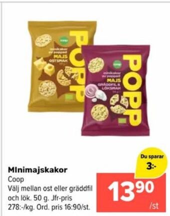 Coop Extra Coop majskakor erbjuda