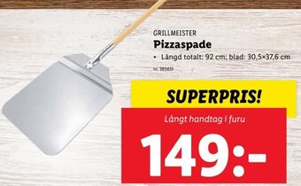 Lidl GRILLMEISTER Pizzaspade erbjuda