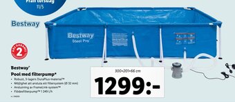 Bestway Pool med filterpump