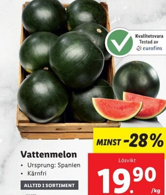 Lidl Vattenmelon erbjuda