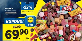 Lidl Lösgodis erbjuda