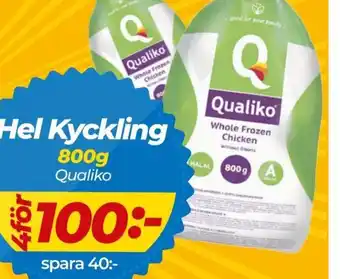 Matrix Butikerna Qualiko Hel Kyckling erbjuda