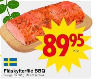 Matöppet Jm chark fläskytterfilé erbjuda
