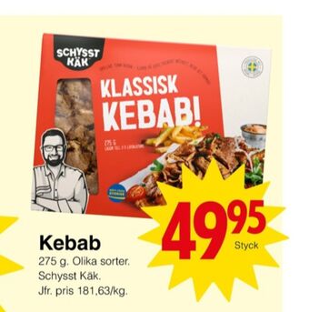 Matöppet Schysst käk kebab erbjuda