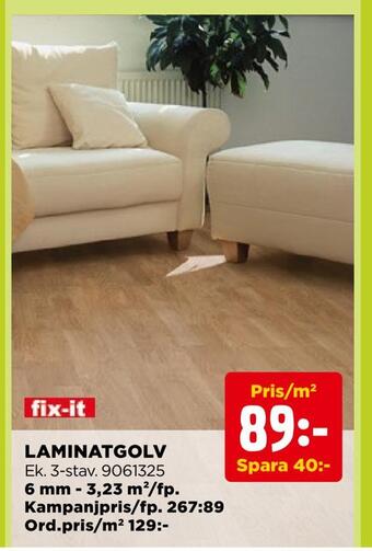 Jem&Fix Laminatgolv erbjuda
