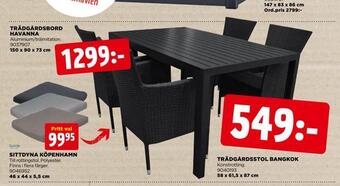 Jem&Fix Trädgårdsstol bangkok erbjuda