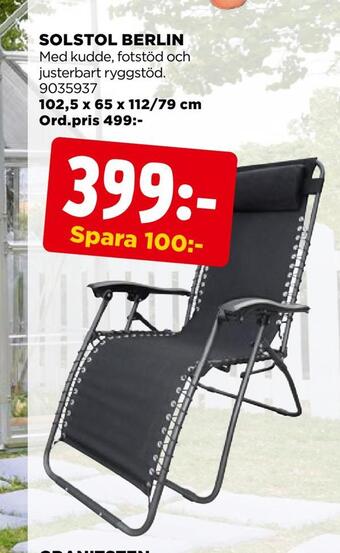 Jem&Fix Solstol berlin erbjuda