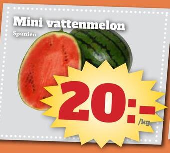 Bonum Matmarknad Mini vattenmelon erbjuda