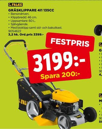 Jem&Fix Gräsklippare 4i1 135cc erbjuda