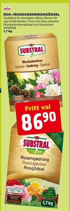 Ros-/rhododendrongödsel
