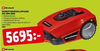Jem&Fix Robotgräsklippare gc-rm 500 erbjuda