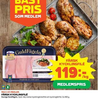 Coop Daglivs Färsk kycklingfilé erbjuda
