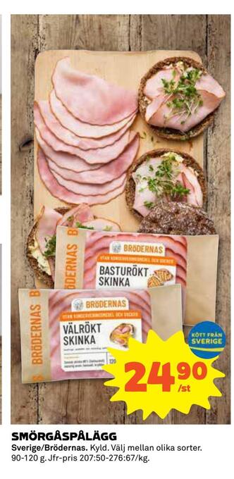 Coop Konsum Smörgåspålägg erbjuda