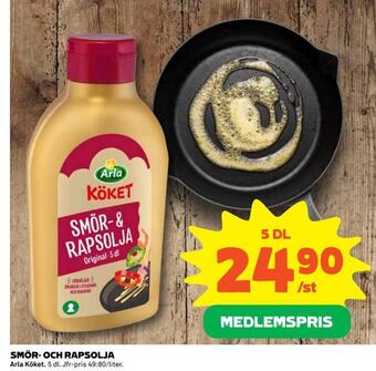 Coop Daglivs Smör- och rapsolja erbjuda