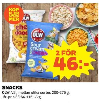 Coop Daglivs Snacks erbjuda