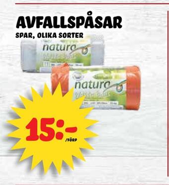 Nelins Avfallspåsar erbjuda