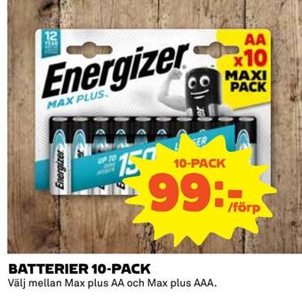 Coop Konsum Batterier 10-pack erbjuda