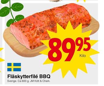 Matöppet Fläskytterfilé bbq erbjuda