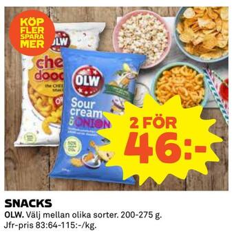 Coop Konsum Snacks erbjuda