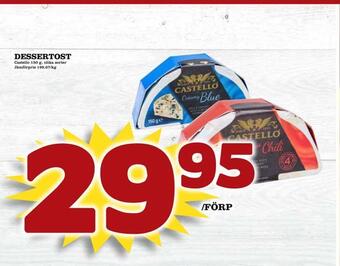Nelins Dessertost erbjuda