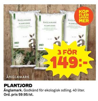 Coop Konsum Plantjord erbjuda