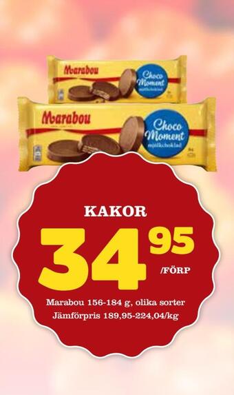 Nelins Kakor erbjuda