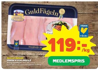 Stora Coop Färsk kycklingfilé erbjuda