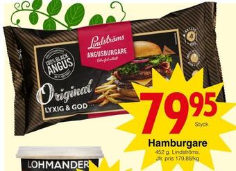 Matöppet Hamburgare erbjuda