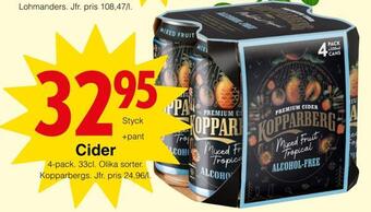 Matöppet Cider erbjuda