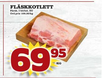Din Mat Fläskkotlett erbjuda