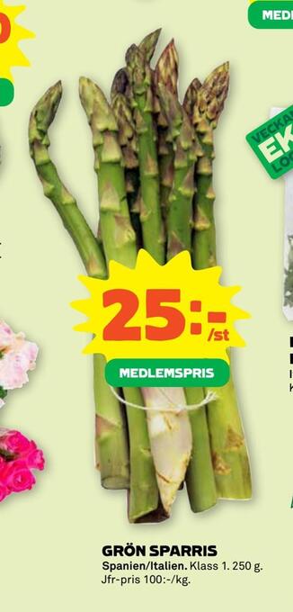 Stora Coop Grön sparris erbjuda