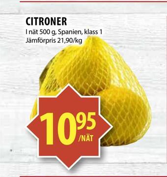 Matvärlden Tensta Citroner erbjuda