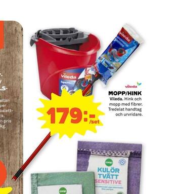 Stora Coop Mopp/hink erbjuda