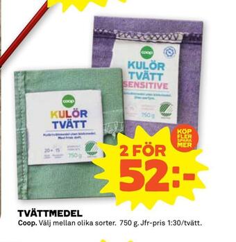 Stora Coop Tvättmedel erbjuda