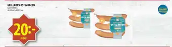 Matvärlden Tensta Grillkorv ost & bacon erbjuda