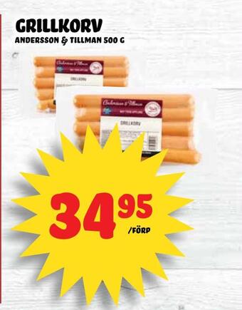 Nelins Grillkorv erbjuda