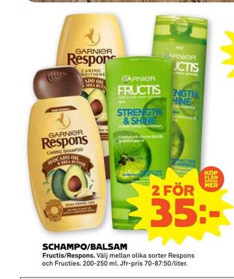 Stora Coop Schampo/balsam erbjuda