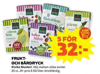 Stora Coop Frukt- och bärdryck erbjuda