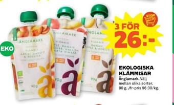 Stora Coop Ekologiska klämmisar erbjuda