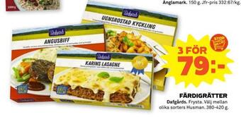 Stora Coop Färdigrätter erbjuda