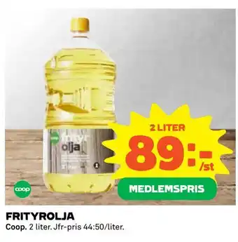 Coop Extra Frityrolja erbjuda