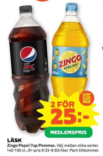 Stora Coop Läsk erbjuda