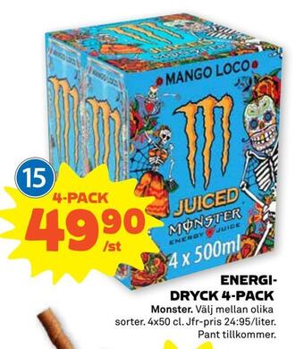 Stora Coop Energidryck 4-pack erbjuda