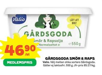 Stora Coop Gårdsgoda smör & raps erbjuda