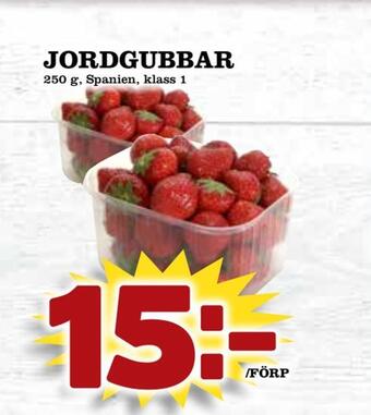 Supergrossen Jordgubbar erbjuda