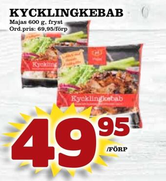 Kycklingkebab