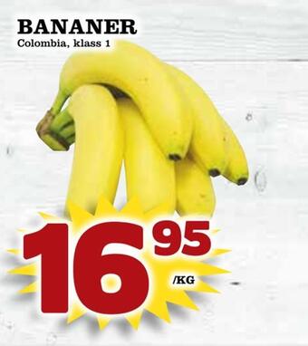 Supergrossen Bananer erbjuda