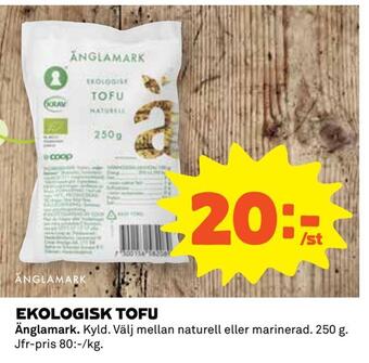 Coop Extra Ekologisk tofu erbjuda