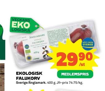 Coop Forum Ekologisk falukorv erbjuda