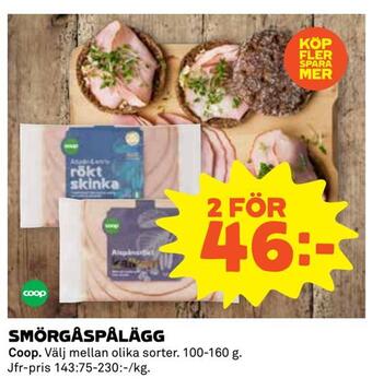 Coop Extra Smörgåspålägg erbjuda